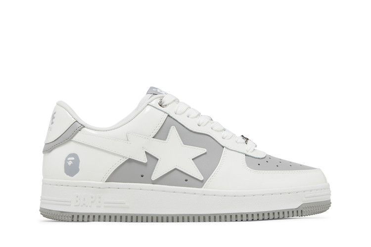 Bapesta #6 'Patent Leather Pack - Grey' — Grey
