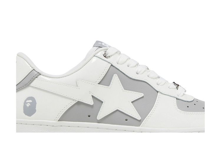 Bapesta #6 'Patent Leather Pack - Grey' — Grey