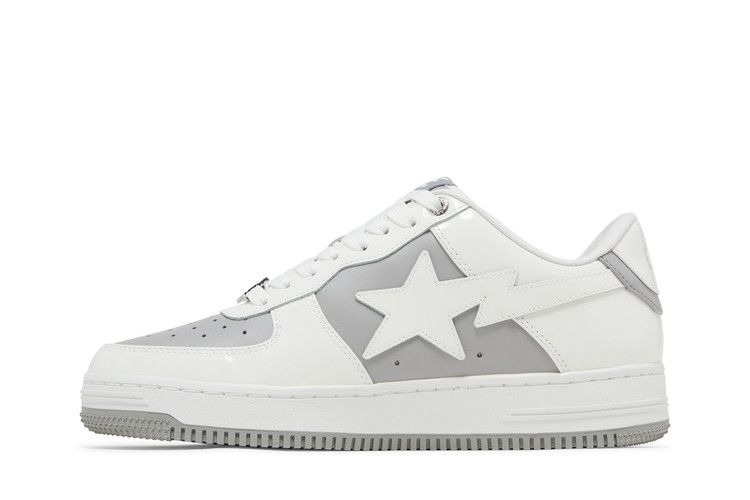 Bapesta #6 'Patent Leather Pack - Grey' — Grey