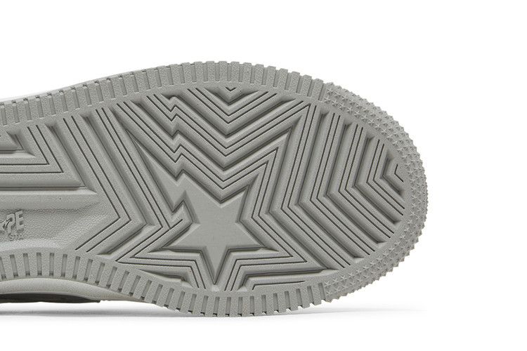 Bapesta #6 'Patent Leather Pack - Grey' — Grey