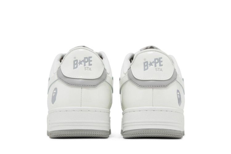Bapesta #6 'Patent Leather Pack - Grey' — Grey
