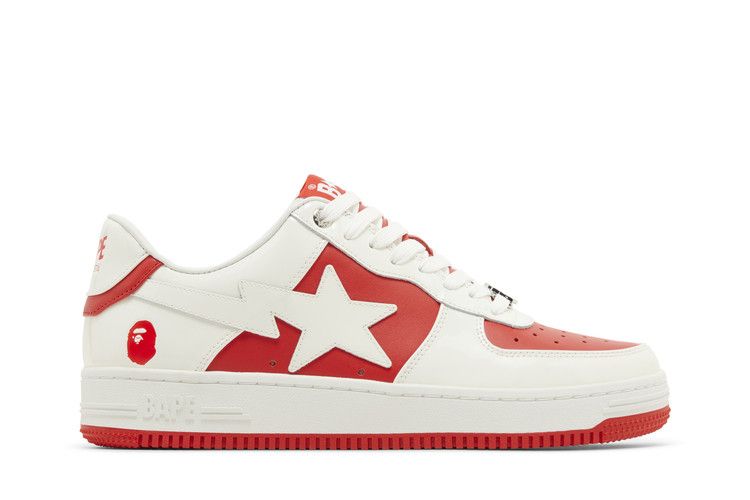 Bapesta #6 'Patent Leather Pack - Red' — Red