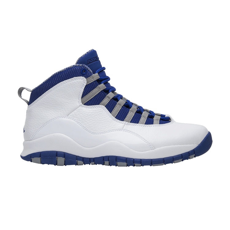 Air Jordan 10 Retro TXT 'Old Royal' — White/Old Royal-Stealth