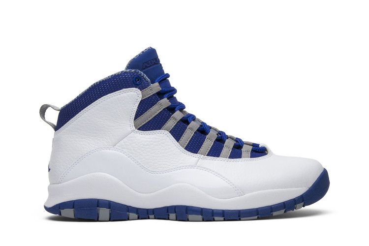 Air Jordan 10 Retro TXT 'Old Royal' — White/Old Royal-Stealth