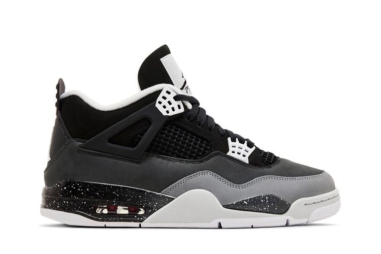 Air Jordan 4 Retro 'Fear' 2024 — Black/White/Anthracite/Black/Pure Platinum