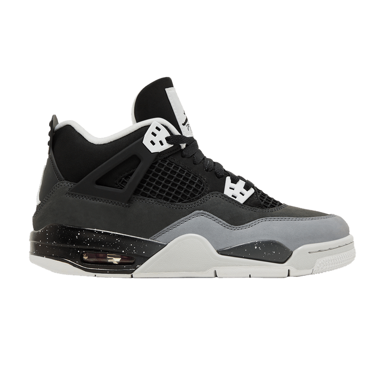 Air Jordan 4 Retro GS 'Fear' 2024 — Black/White/Anthracite/Black/Pure Platinum