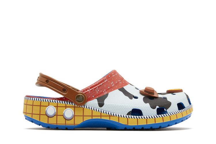 Toy Story x Crocs Classic Clog 'Woody' — Brown/Blue
