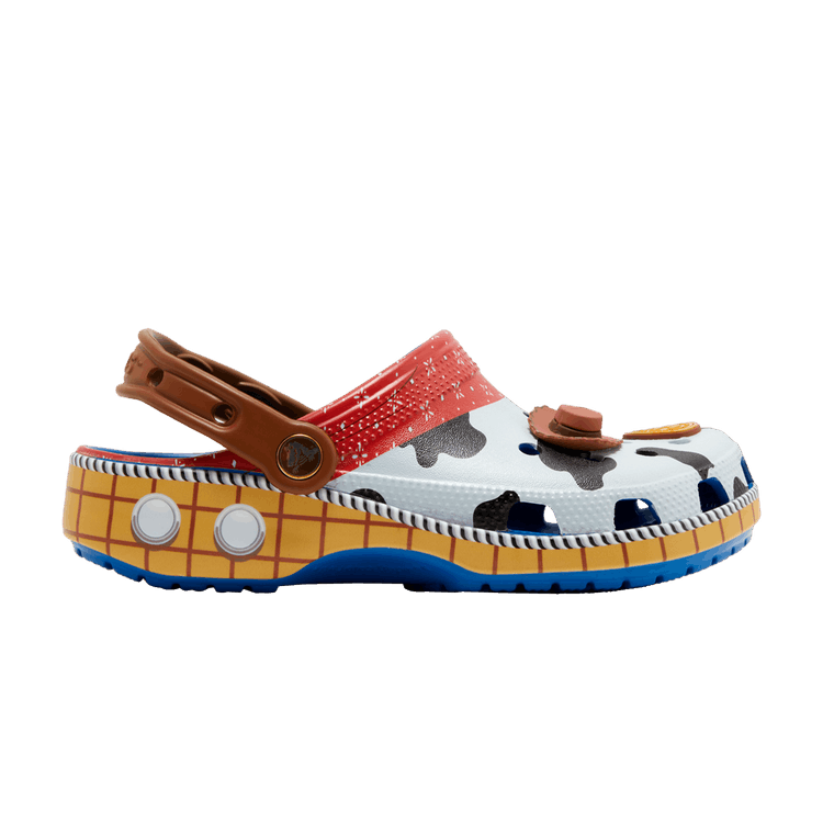 Toy Story x Crocs Classic Clog Kids 'Woody' — Brown/Blue