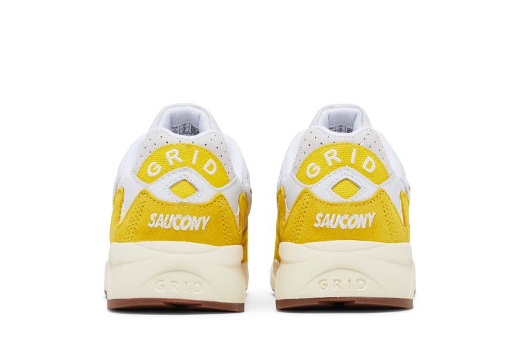 Saucony Grid Shadow 2 'Ivy Prep - White Yellow' — White/Yellow
