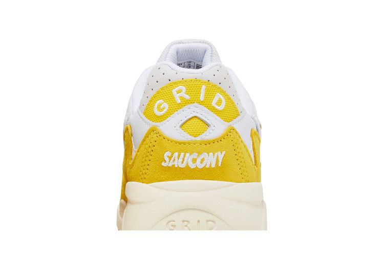 Saucony Grid Shadow 2 'Ivy Prep - White Yellow' — White/Yellow