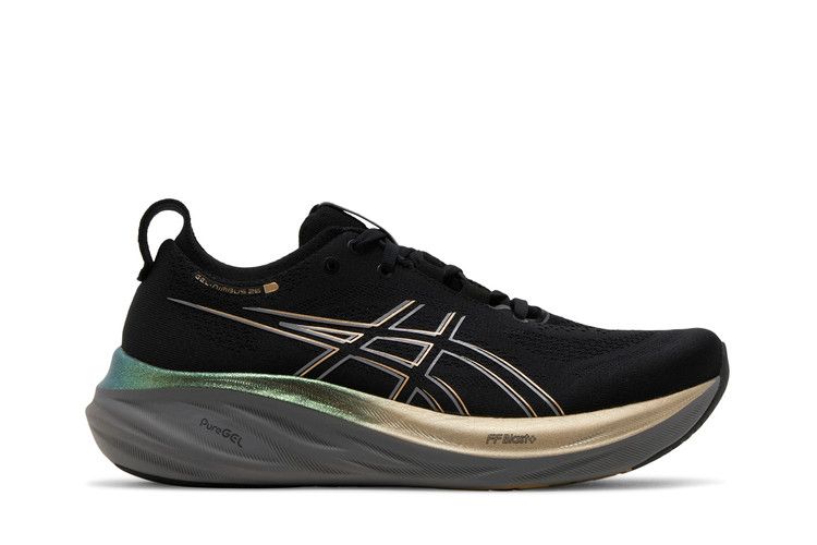 ASICS Gel Nimbus 26 Platinum 'Black Champagne' — Black/Champagne