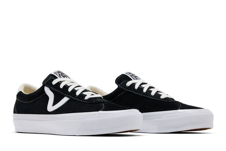 Vans Sport 73 LX 'Pig Suede - Black White' — Black/White