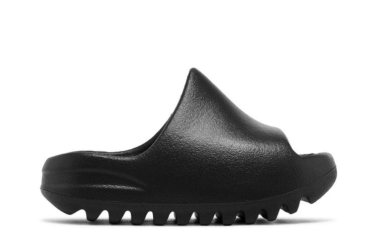 adidas Yeezy Slides Kids 'Dark Onyx' — Dark Onyx/Dark Onyx/Dark Onyx