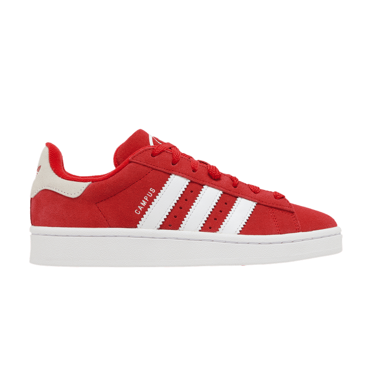 adidas Campus 00s J 'Scarlet - White Heel Tab' — Better Scarlet/Cloud White/Better Scarlet