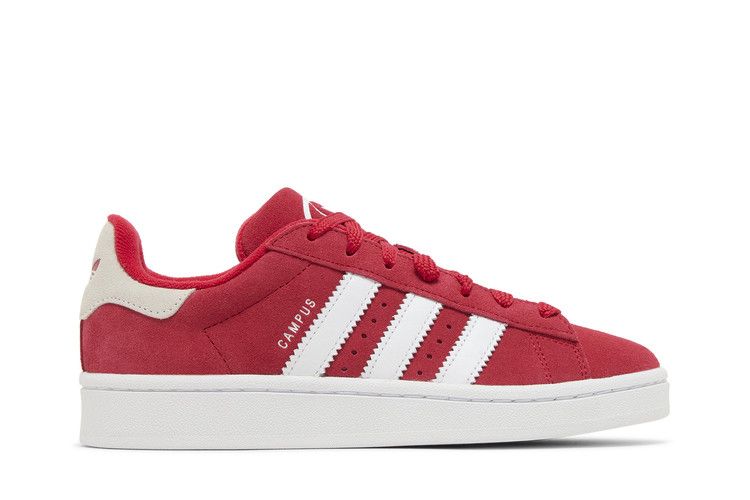 adidas Campus 00s J 'Scarlet - White Heel Tab' — Better Scarlet/Cloud White/Better Scarlet
