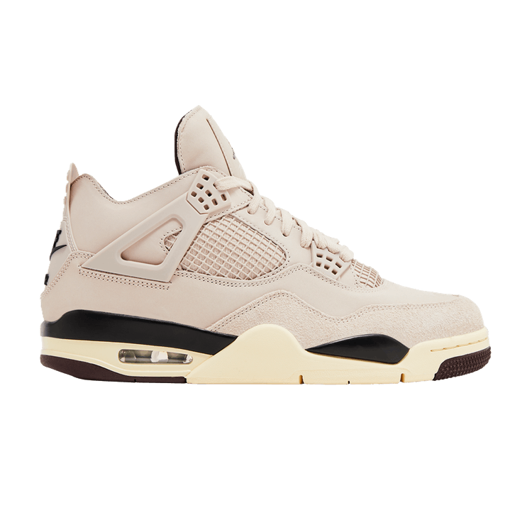 A Ma Maniére x Wmns Air Jordan 4 Retro 'While You Were Sleeping' — Fossil Stone/Metallic Pewter/Burgundy Crush