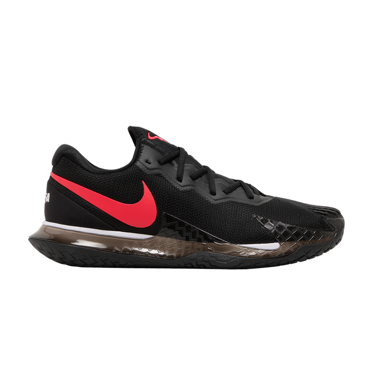 NikeCourt Zoom Vapor Cage 4 Rafa 'Black Siren Red' — Black/Barely Grape/Siren Red
