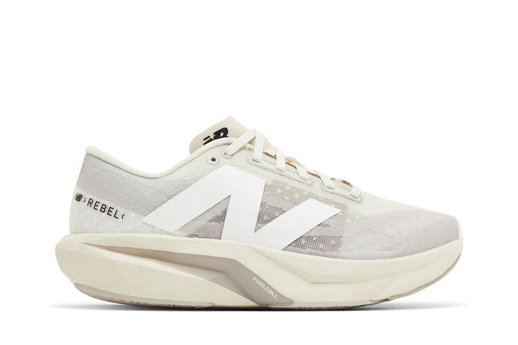 Sydney McLaughlin-Levrone x New Balance Wmns FuelCell Rebel v4 'Linen Moonrock' — Linen/Moonrock/White