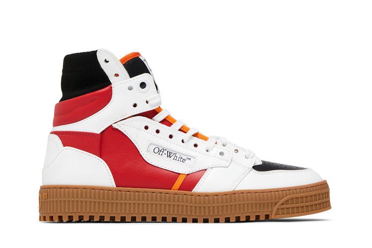Off-White Off-Court 3.0 High 'White Red Gum' — Red/White