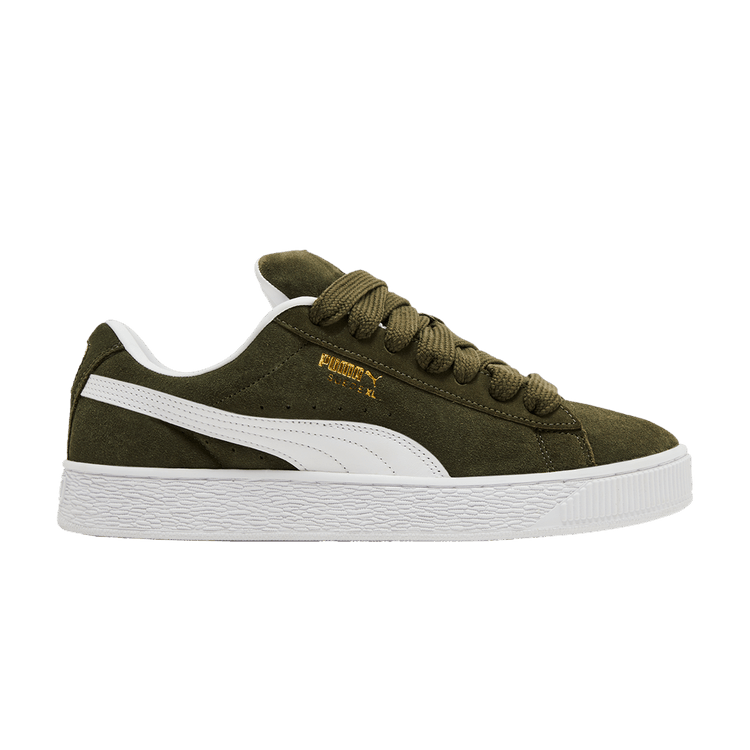 Puma Suede XL 'Dark Olive' — Dark Olive/White