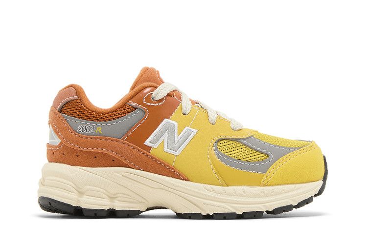 New Balance 2002R Toddler 'Ginger Lemon' — Ginger Lemon/Classic Orange