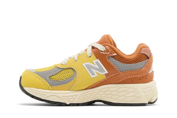 New Balance 2002R Toddler 'Ginger Lemon' — Ginger Lemon/Classic Orange