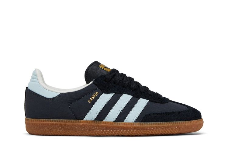 adidas Wmns Samba OG 'Carbon Almost Blue Gum' — Carbon/Almost Blue/Chalk White