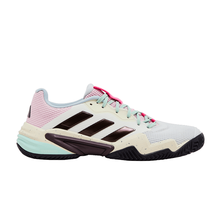 Adidas Barricade 13 'Crystal White Semi Green Spark' — Crystal White/Aurora Metallic/Semi Green Spark