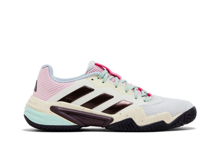 Adidas Barricade 13 'Crystal White Semi Green Spark' — Crystal White/Aurora Metallic/Semi Green Spark
