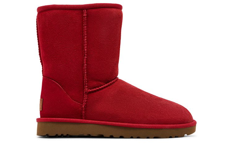 UGG Wmns Classic Short II 'Ribbon Red' — Ribbon Red