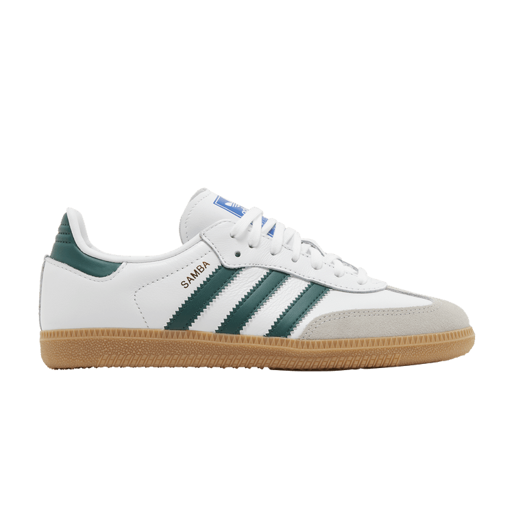 adidas Samba OG Big Kid 'White Collegiate Green Gum' — Cloud White/Collegiate Green/Gum