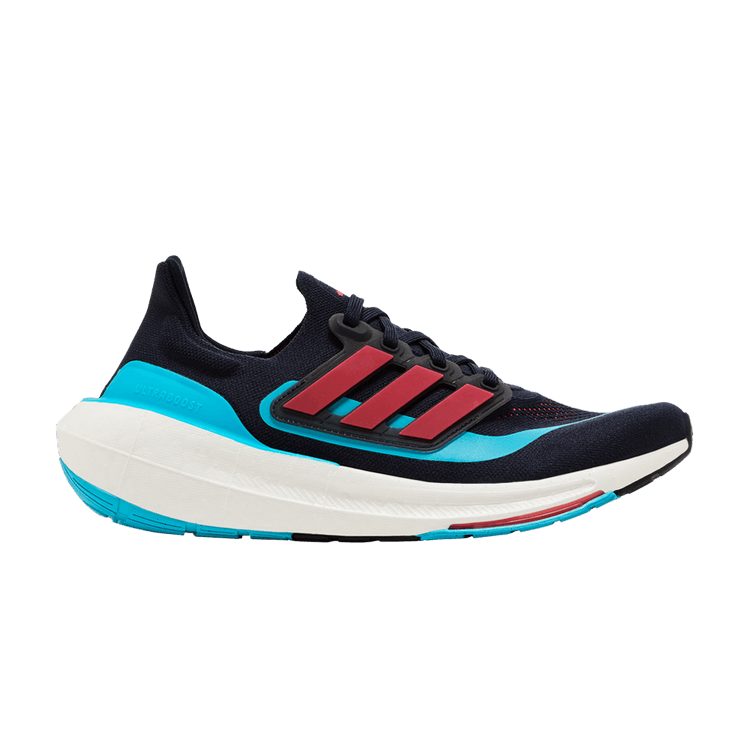 adidas UltraBoost Light 'Legend Ink Bright Red Cyan' — Legend Ink/Bright Red/Lucid Cyan