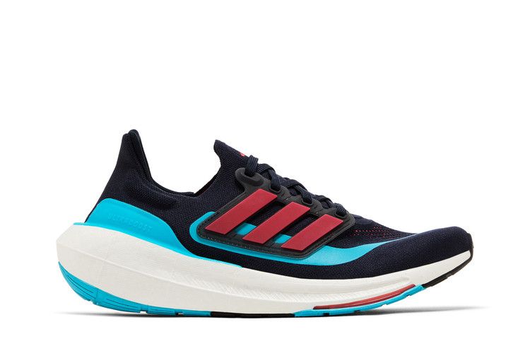 adidas UltraBoost Light 'Legend Ink Bright Red Cyan' — Legend Ink/Bright Red/Lucid Cyan