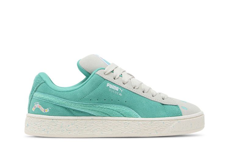 Squishmallows x Puma Wmns Suede XL 'Winston' — Warm White/Alpine Snow/Elektro Pool