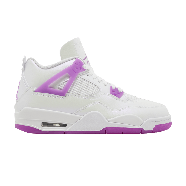 Air Jordan 4 Retro GS 'Hyper Violet' — White/Hyper Violet