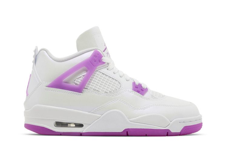 Air Jordan 4 Retro GS 'Hyper Violet' — White/Hyper Violet