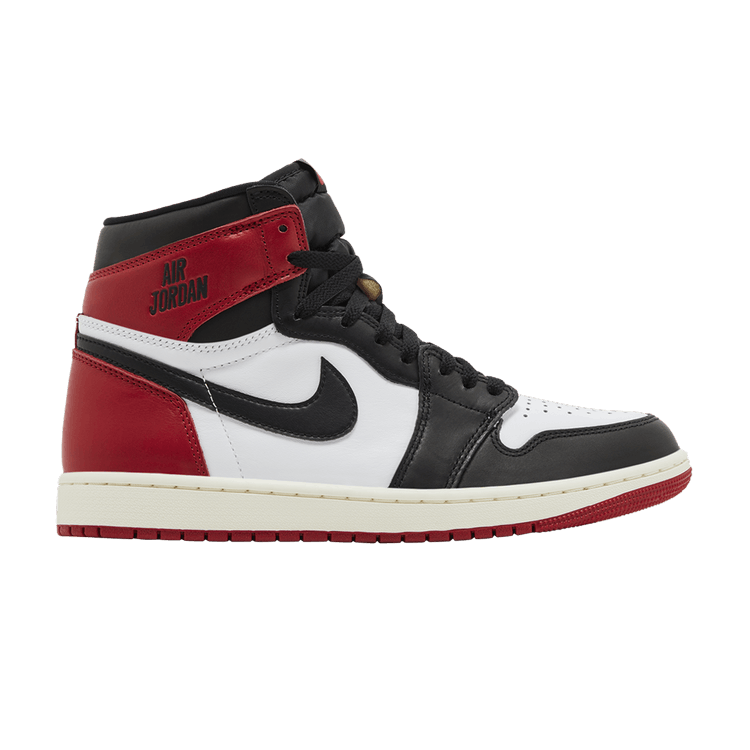 Air Jordan 1 Retro High OG 'Black Toe Reimagined' — Black/Black/Varsity Red/White