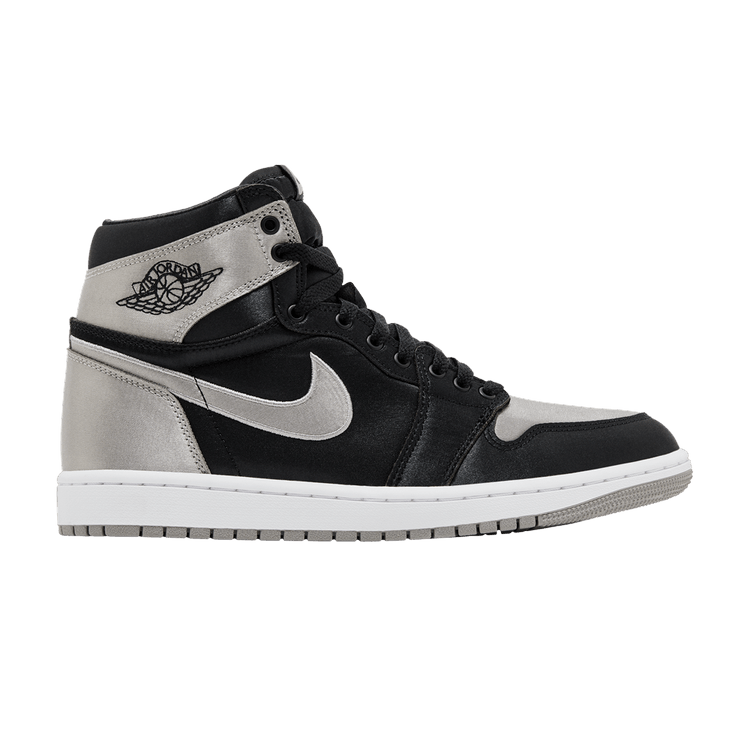 Wmns Air Jordan 1 Retro High OG 'Satin Shadow' — Black/Medium Grey/White