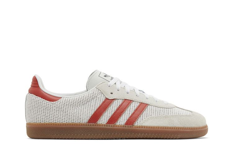 adidas Samba OG 'Crystal White Preloved Red' — Crystal White/Preloved Red/Gum