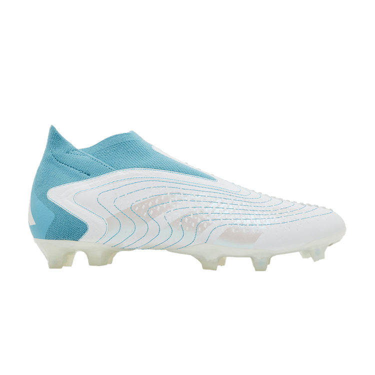 adidas Predator Accuracy+ FG 'White Preloved Blue' — Cloud White/Grey Two/Preloved Blue