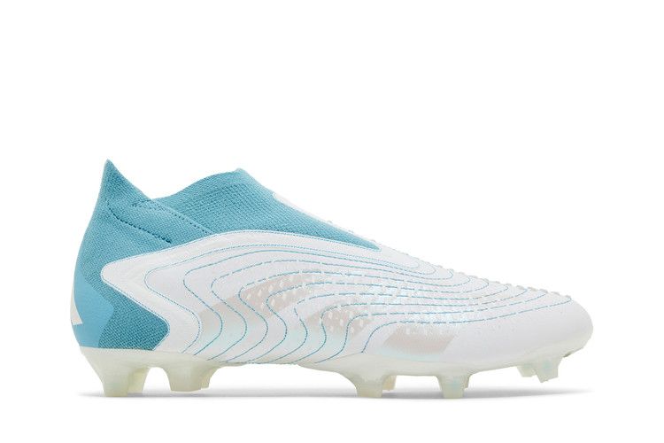 adidas Predator Accuracy+ FG 'White Preloved Blue' — Cloud White/Grey Two/Preloved Blue