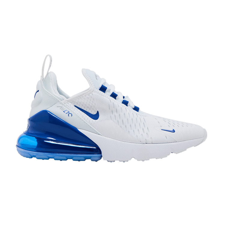 Nike Air Max 270 GS 'White Game Royal' — White/Wolf Grey/White/Game Royal