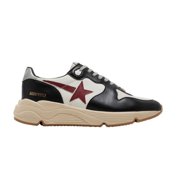 Golden Goose Running Sole 'Black White Red' — White/Black/Red/Silver