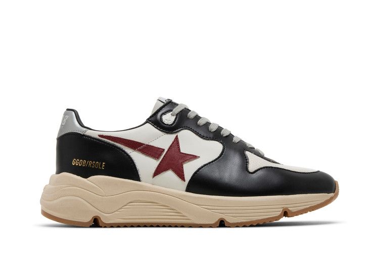 Golden Goose Running Sole 'Black White Red' — White/Black/Red/Silver
