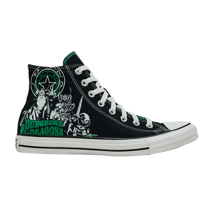 Dungeons & Dragons x Converse Chuck Taylor All Star High 'Black Green' — Black/Green/White