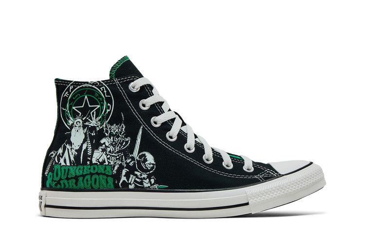 Dungeons &amp; Dragons x Converse Chuck Taylor All Star High 'Black Green' — Black/Green/White