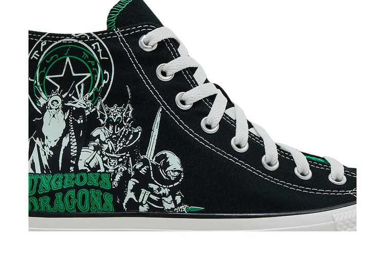 Dungeons & Dragons x Converse Chuck Taylor All Star High 'Black Green' — Black/Green/White