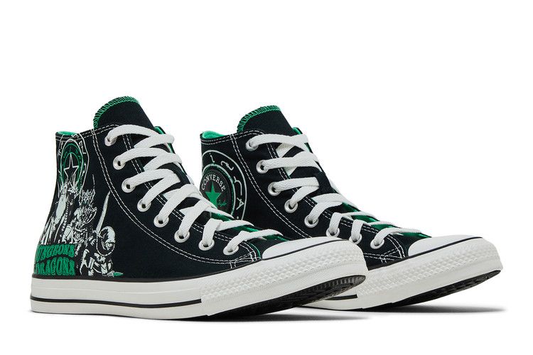 Dungeons & Dragons x Converse Chuck Taylor All Star High 'Black Green' — Black/Green/White
