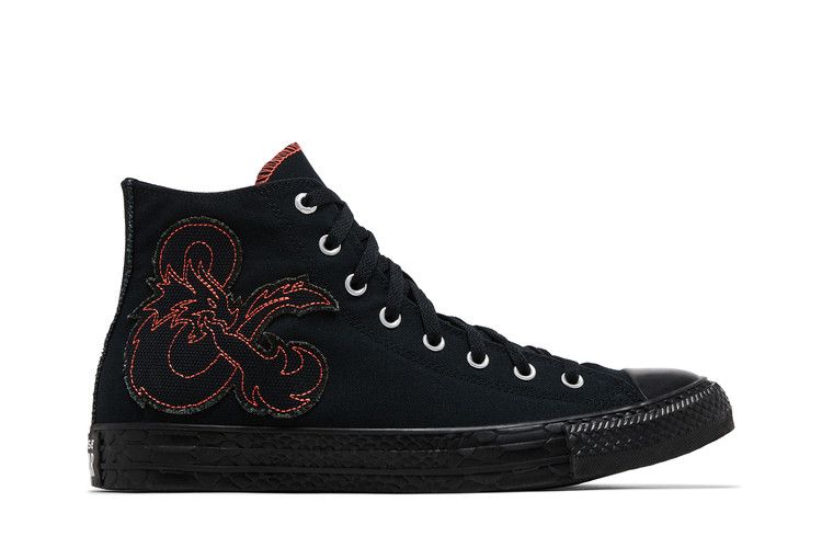 Dungeons &amp; Dragons x Converse Chuck Taylor All Star High 'Dragon Scales' — Black/Red/White