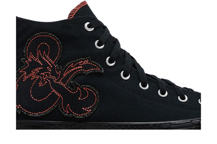 Dungeons & Dragons x Converse Chuck Taylor All Star High 'Dragon Scales' — Black/Red/White